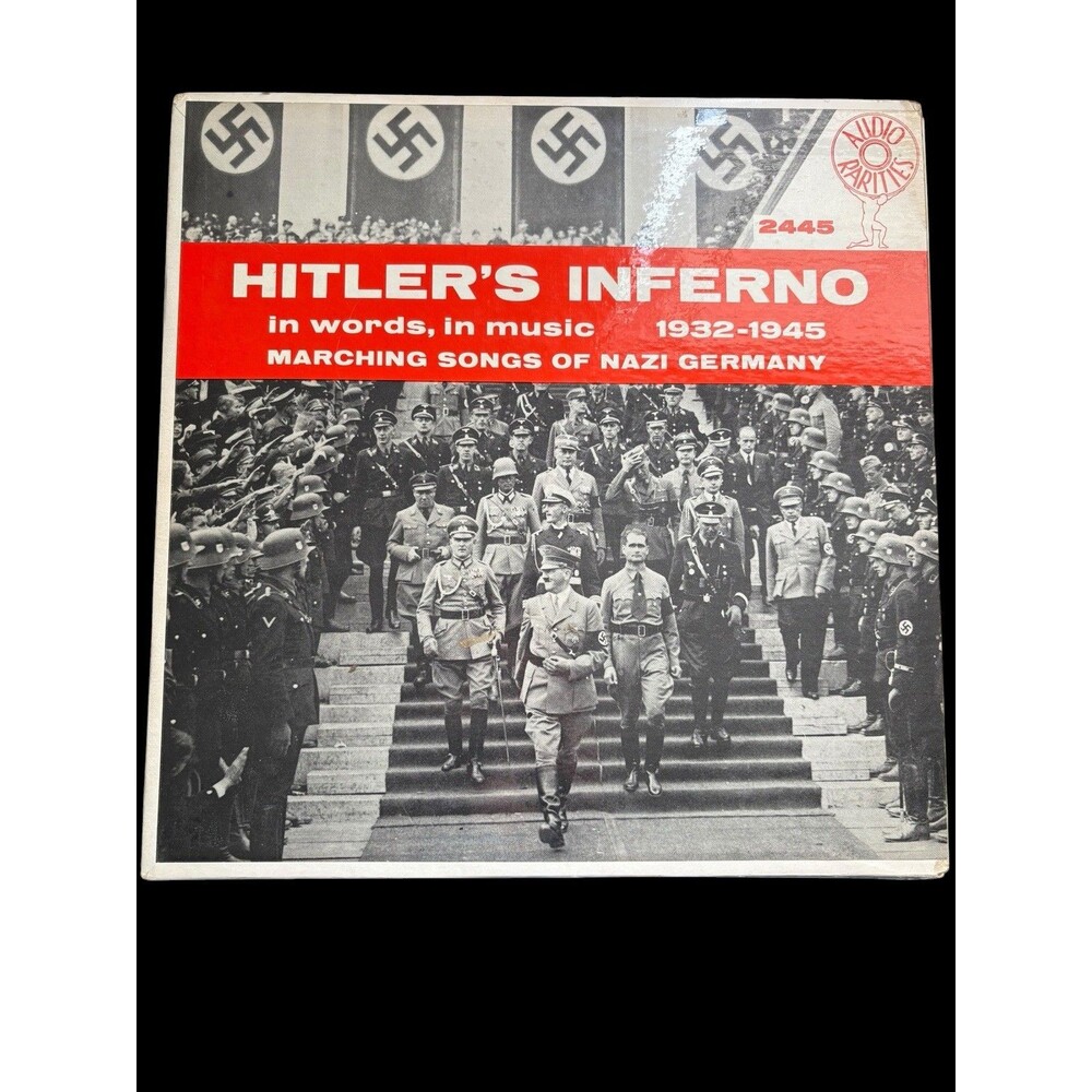 WWII Era Historical Audio LP Marching Songs Germany 1932-1945 Audio Rarities 244
